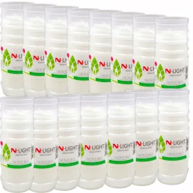   15 STÜCK EINSÄTZE FÜR KERZEN KERZEN PARAFFIN PARAFFIN 4 TAGE 96H