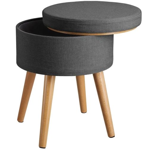  TecTake Hocker Grautöne 45,5 cm