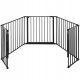 Türgeländer, Kamin, Treppe TecTake schwarz