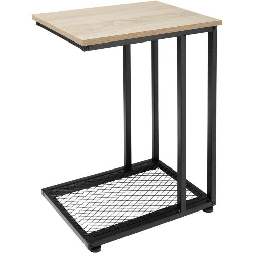  TecTake Eton rechteckiger Couchtisch 35 x 48 x 66cm helle Sonoma-Eiche