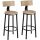  TecTake Hocker, schwarz, 104 cm, Holz