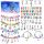  KIT ZUR HERSTELLUNG VON SCHMUCK, ARMBÄNDERN, HALSKETTEN, CHARMS PERLEN XXL