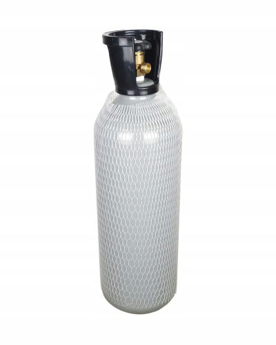 13,4 l CO2-Zylinder, Dioxid, für Lebensmittelzwecke, niedrige 67 cm, Fass