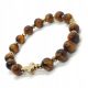  Rosenkranz-Armband für die Tigerauge-Hand