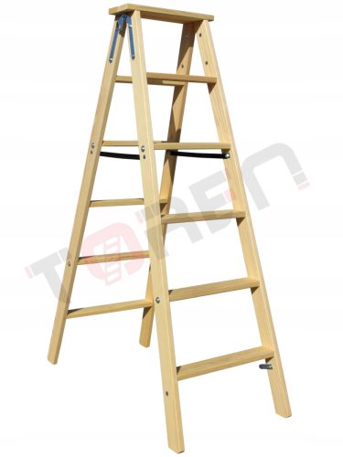 SIEDLEWSKI Leiter 1,64 m Holz 1 x 6 bis 150 kg