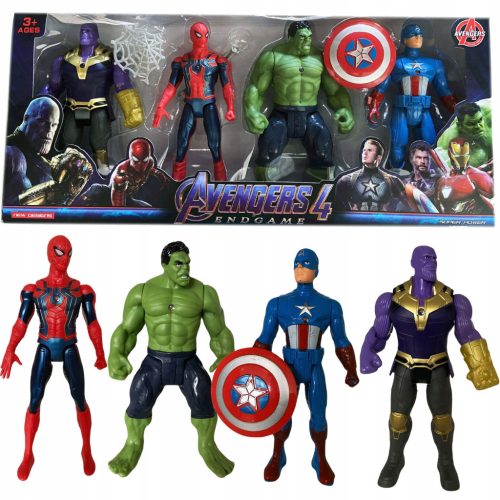  Avengers-Set mit Spiderman-Captain-America-Figuren