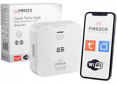 Kohlenmonoxidmelder FCO-850 WF mit SMART WIFI TUYA-Funktion