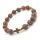  ROSARY-Armband an der Hand, Jadeitbraun