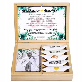  Spardose+Fudges für das Hochzeitspaar