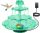  3-stufiger Wasserbrunnen, LED-Licht, Vogelbrunnen, Wasserbrunnen