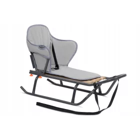    JEE M Schlitten für Kinder + Rückenlehne + Matratze + Sicherheitsgurt