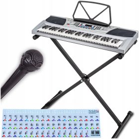    Meike Organki Tastatur + Tastaturständer + Aufkleber + Desktop