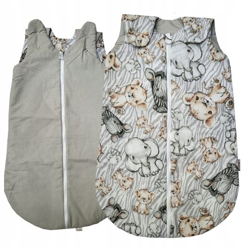  Schlafsack für ein Neugeborenes 1,5 TOG, ganzjährig, 100 % Baumwolle, 75 x 43 cm