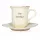  Tasse und Untertasse zum Lehrertag mit dem Aufdruck MR