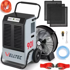 Welltec DHX90 Luftentfeuchter 920 W 90 l/24 h