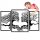  DURCHBRUCHGEMÄLDE WANDDEKORATION 3D BAUM FÜR DAS WOHNZIMMER PANEELE TRIPTIQUE LARGE XL