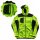 Herren Damen Kapuzenpullover WARM PROTECTIVE SOFTSHELL gelbe Strickware 3XL