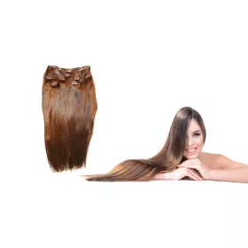  Strähnen aus naturblondem Clip-in-Haar