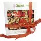  Santini dunkle Schokolade mit Erdbeeren und Pfirsich 80 g