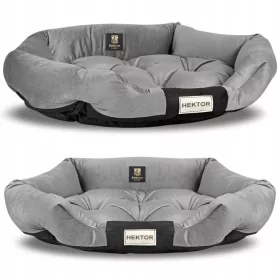  DOGctor SLEEP Hundelaufstall in Grautönen, 75 cm x 50 cm