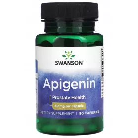   Swanson Apigenin Kapseln 50mg - Unterstützt entspannten Schlaf und Nervensystem, 90 Stück