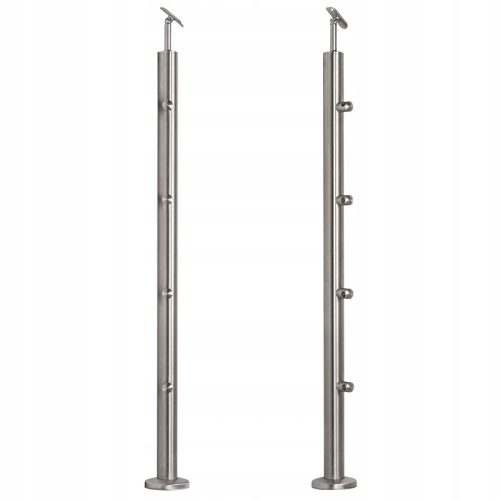 Durchgehender Balustradenpfosten. aus Edelstahl 42.4