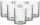  Abdeckung 12 cm, transparentes Glas