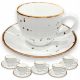 Abendessenservice Bogucice Cottage Weiße Porzellantasse 300 ml 1 Stk.