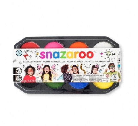  Snazaroo Gesichtsfarben 8 Stück x 18 ml