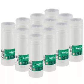  Paraffinkerzeneinsätze Bolsius 8,5D RP8 12 Stk