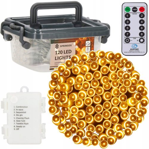  Springos Weihnachtsbaumbeleuchtung außen 9 m 101 - 200 Lichter