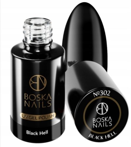  Boska Nails Divine Black Hell 6 ml Hybridlack