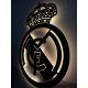 Bilder an der Wand FC Real Madrid 3D-Wandbild aus Holz, Fußballwappen, Geschenk