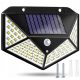  NETBUY Straßenlaterne 100 W 700 lm solarbetrieben