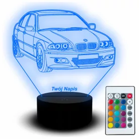  LED-NACHTLAMPE HENNE, HAHN, TIER 3D, IHR NAME