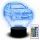  LED-NACHTLAMPE HENNE, HAHN, TIER 3D, IHR NAME