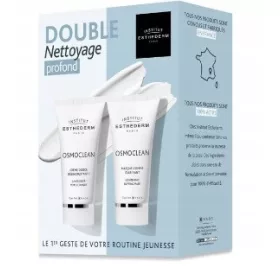   Esthederm Osmoclean Set: Tiefenreinigung & Aufhellende Peeling-Maske