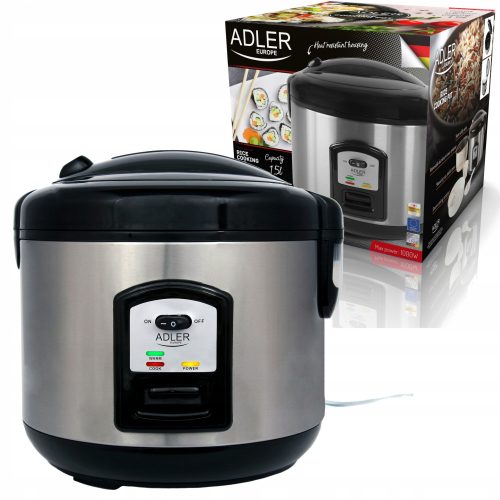  Adler AD6406 Reiskochtopf 1,5 l Silber