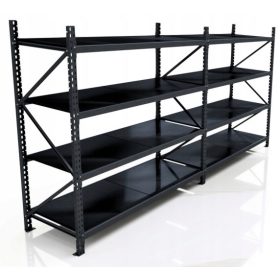 Lagerregal aus Metall 200 x 350 x 80 cm