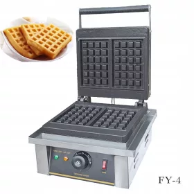 Cukus FY-4 2000 W Waffeleisen Silber/Grau