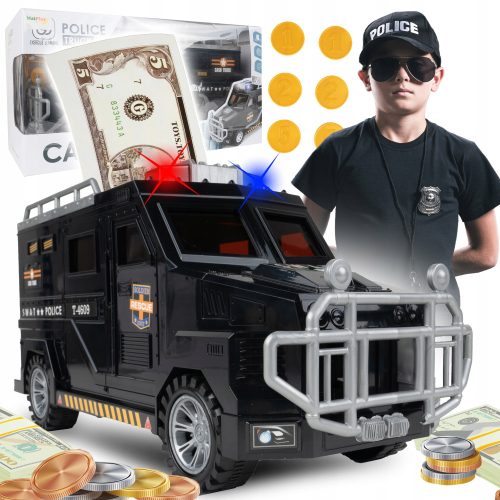  Sparschwein, sicheres Auto, SWAT-Polizei-LKW