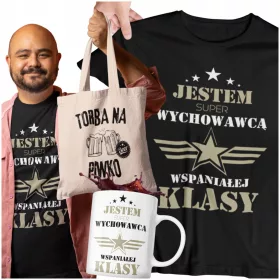  GESCHENK ZUM LEHRERTAG T-SHIRT + BECHER + KOSTENLOSE TASCHE