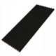 Wandlamellen Dekorplatten auf FELT 10 schwarz matt 275cm x46cm