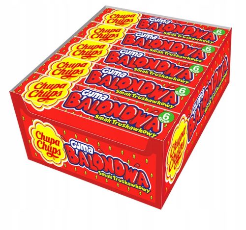 Chupa Chups Erdbeer Kaugummi 27,6g (20 Stück) - Spaß für Jung und Alt!