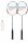 Spokey 922909 Schlägerset + WISH S505-06 Dartset