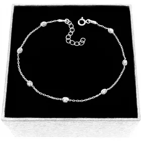  Silberarmband OLIVENKUGELN, 925er Silber