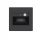  Schwarze Gartenwandleuchte mit integrierter 3-W-LED-Quelle