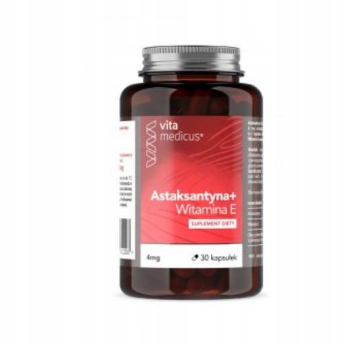  VitaMedicus Astaxanthin + Vitamin E Nahrungsergänzungsmittel 30 Kapseln