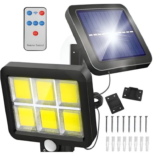  FORTRADE Straßenlaterne 300 W 10000 lm solarbetrieben