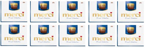 10x 250g MERCI Blaue Schokoladenpralinen KARTON